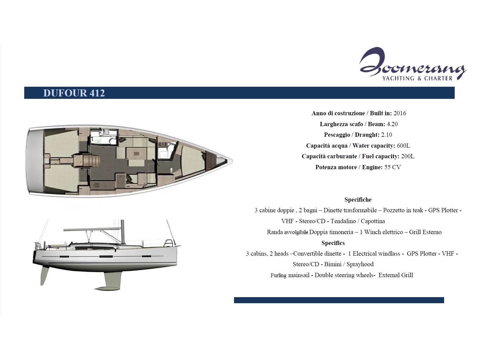 Immagine Dufour 412 Grand Large